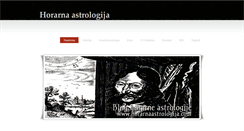 Desktop Screenshot of horarnaastrologija.com
